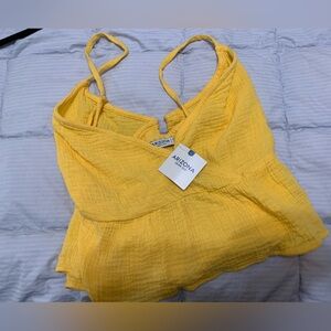 Arizona Jean Company Sunny Yellow Camisole cotton tank plus size XXXL
